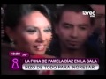 Pamela Díaz hizo de todo para ingresar a la gala del festival