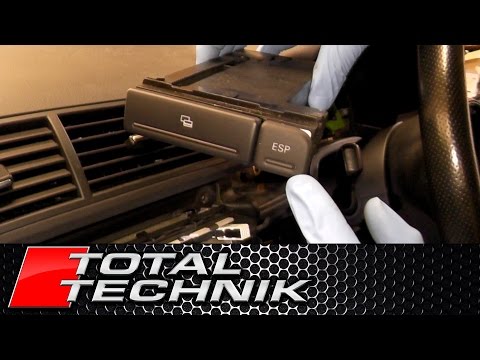 How to Remove ESP (Traction Control) Button - Audi A4 S4 RS4 - B6 B - TOTAL TECHNIK