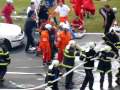 Horrible crash Brno || Lamborghini Gallardo LP 560-4 BURNS ||