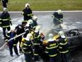 Horrible crash Brno || Lamborghini Gallardo LP 560-4 BURNS ||