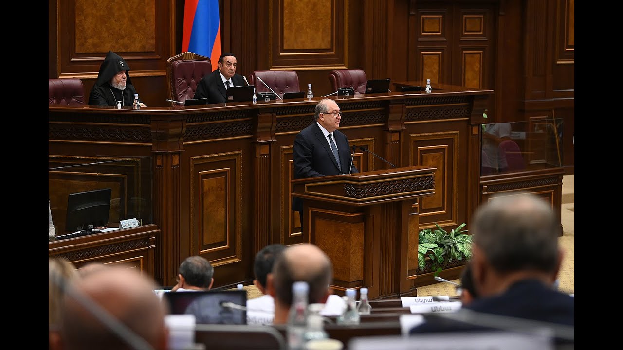 Հանրապետության նախագահ Արմեն Սարգսյանի ելույթը ութերորդ գումարման Ազգային ժողովի առաջին նիստում