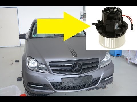 Mercedes W204 Blower Motor Replacement Replacement C-Class