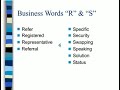 RP British Accent - Business Pronunciations