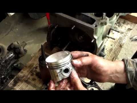 How to properly install the rings on the piston