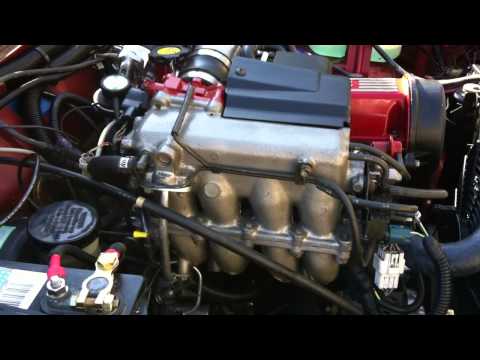 Fresh engine swap 1.6L 16 valve, second start in my Suzuki Jimny (samurai)