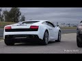 Drag race Mercedes SLS AMG vs. Porsche 911 Turbo S vs. Lamborghini Gallardo LP4-560