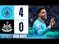 EXTENDED HIGHLIGHTS Man City 4-0 Newcastle  Marmoush HAT-TRICK and McAtee goal!