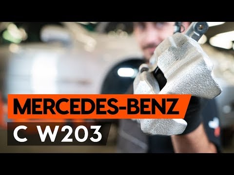 Как да сменим преден спирачен апарат на MERCEDES-BENZ С W203 (ИНСТРУКЦИЯ AUTODOC)