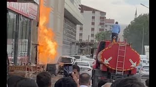 Tatvan'da korkutan doğalgaz patlaması