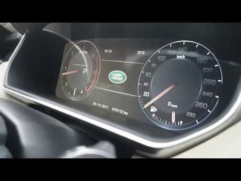 Range Rover цифровой спидометр