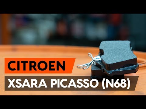 Как да сменим переден спирачни накладки на CITROEN XSARA PICASSO (N68) (ИНСТРУКЦИЯ AUTODOC)