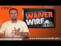 2012 Fantasy Football - Week 14 Waiver Wire Pick Ups