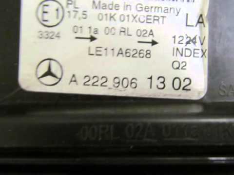 Фара левая Mercedes w222 S class A2229061302, 2229061302