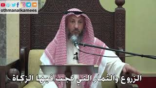 1007 - الزروع والثمار التي تجب فيها الزكاة - عثمان الخميس - دليل الطالب