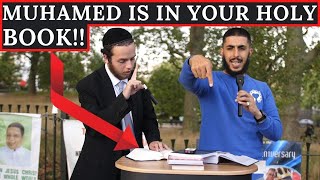 PROPHET MUHAMMED IS IN YOUR BOOK - JEW VS MUSLIM - SPEAKERS CORNER