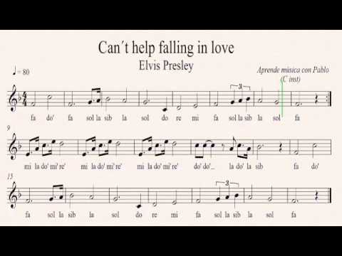 ESCUCHAR CAN T HELP FALLING IN LOVE escuchar can t help falling in love: