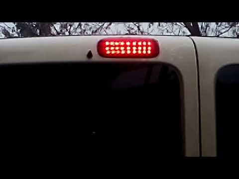 Дополнительный стоп-сигнал на Fiat Doblo (LEDлента 9 кластеров)