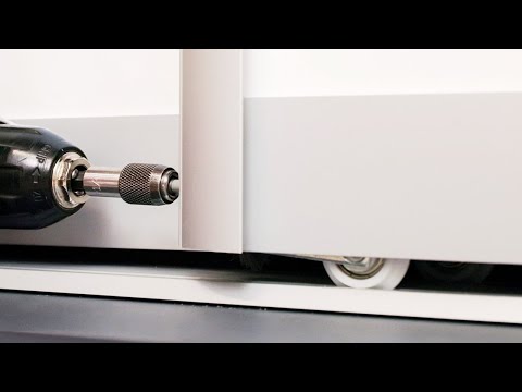 YouTube Video Thumbnail zu dem Artikel BS-Komfort mit Rahmentyp C Schwarz Rau|Lackierter Schiebetür-Bausatz für Schrank-/Nischentüren