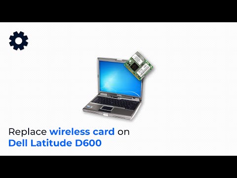 Dell Latitude D600 Installing An Internal Wireless Card