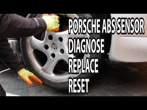 Porsche Boxster ABS Sensor Diagnose Replace Reset ABS traction warning lights