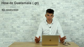 How to register a domain name in Guatemala (.com.gt) - Domgate YouTube Tutorial