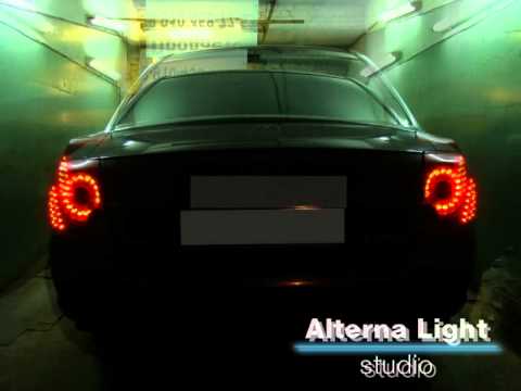 Toyota Avensis. Светодиодный тюнинг задней и передней оптики
