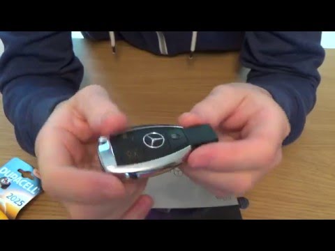 KEY Fob Battery replacement on a Mercedes Benz C Class W204