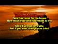 Ill Always Love You - Karaoke HD Michael Johnson