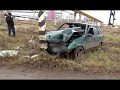 Пьяный водитель наехал на опору