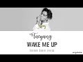 Taeyang - Wake Me Up + Colour Coded Lyrics; HanRomEng