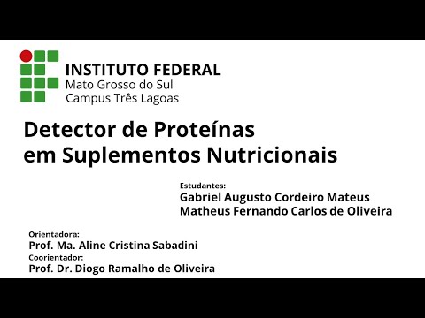 DETECTOR DE PROTEÍNAS EM SUPLEMENTOS NUTRICIONAIS