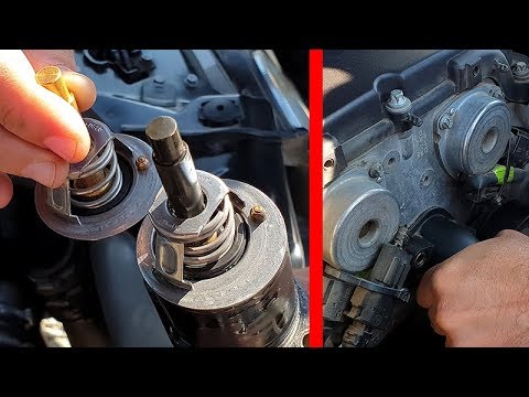 Mercedes W211 How to Replace a Thermostat with engine does not warm up to 85 degrees!