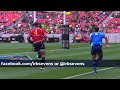 Spain star's footbaling skills lead to amazing Rugby try