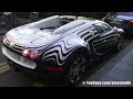 Bugatti Veyron l'Or Blanc driving !