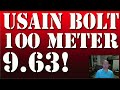 Usain Bolt Wins 100 Meter Final 9.63 - London Olympics 2012
