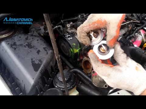 Lavage du moteur et remplacement du thermostat dans Hyundai Matrix 1,5 CRDI