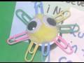 Manualidades Faciles: sujetador de papel multicolor en forma de sol
