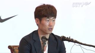 [SSTV] 박지성 김민지 열애 인정 "골 넣는 것 보다 김민지가 좋다"