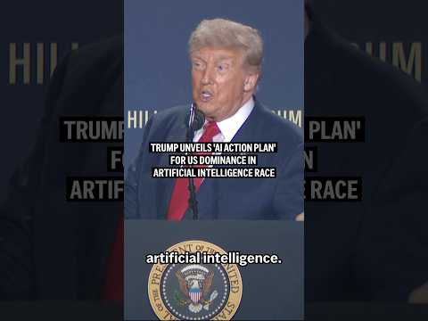 Trump unveils powerful AI plan