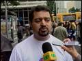 Protesto do Sindijor-PR em defesa do diploma de jornalista (TV Bandeirantes)