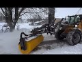 Wille 655B sweeping snow
