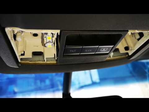 Замена галогенок на LED в салоне Ford Explorer V 2012
