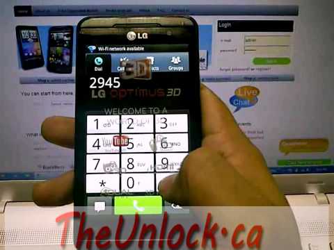 LG Thrill 4G p925 / LG Optimus 3D Network Unlocking Instructions Duration: 2:10. Total Views: 25,254