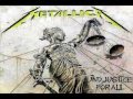 Álbum clásico de Heavy Metal Y Justicia Para todos de Metallica en