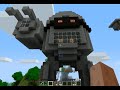 Minecraft Robots TNT Cannon War, Fire Arrows Machine Guns on Our Server!