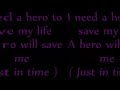 Skillet- Hero (lyrics)