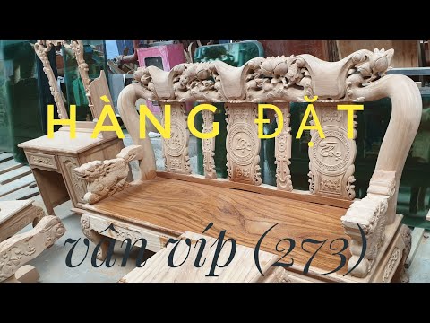 Combo hàng đặt bộ Đào gõ 12 ,bàn phấn VÂN VÍP của chị Hoa ở ( Trảng Bom) số 273 /Đồ Gỗ Trâm Anh