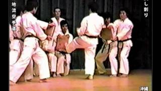 沖縄空手道 UECHI-RYU 1981 - [06] - TAMESHIWARI - YouTube
