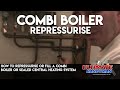 Combi boiler pressure