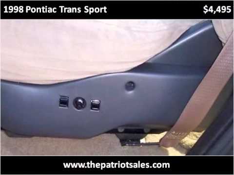 Расположение воздушного фильтра в Pontiac Trans Sport